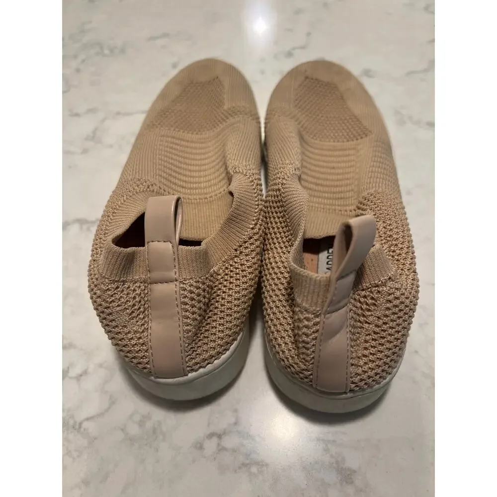 Steve Madden Women’s Beale Stretch Platform Upper‎ Slip On Shoes Size 7.5 Beige